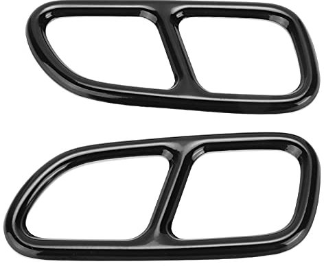 aqxreight Quad-Auslass-Auspuffblende, Rahmendekoration, Ersatz für - CLA SLK R172 SL R231
