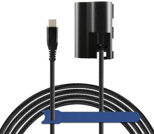 Camaisa PD USB-C to DR-400 Dummy Battery BP511 DC Coupler for 10D 20D D0Da 30D 40D 5D