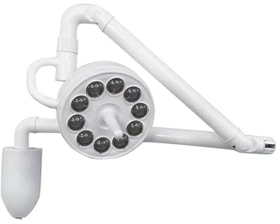 Chirurgische Untersuchungslampe, Wand Montierte Schattenlose Dentalleuchte, LED-Chirurgie-Untersuchungsleuchte mit 10 Lampenperlen
