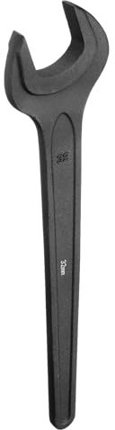 HARFINGTON Single Open Ended Spanner Wrench, 32mm, Thicken CR-V Steel Open End Wrench Tool for for Automotive Repair and Furniture Assembly, Black