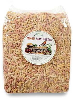 Wild Bird Food (2kg, Mixed Suet Pellets)