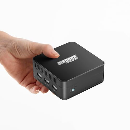 Mini PC | Intel N100 | 16 Go LPDDR5 | 512 Go SSD M.2 | Faible consommation d’énergie | Supporte Triple Écran 4K, Double Ethernet 1000M, USB 3.0/WiFi 6/BT 5.2 pour Maison/Bureau/Jeux