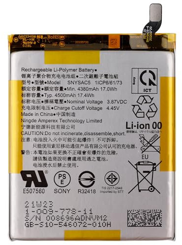Vvsialeek SNYSAC5 Ersatz Akku Kompatibel Für So-ny Xperia 1 III & So-ny Xperia 10 III 5G & So-ny Xperia 5 III 5G with Toolkit