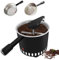 Tostador de café para el hogar, máquina tostadora de café eléctrica con Pantalla de Acero Inoxidable de Malla 5 mm/40, Disco de enfriamiento autoagitante de Hoja de 600 g, para el hogar 5mm