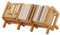 Générique Bibliothèque Inclinable en Bois, Porte-Livres de Bureau, Petite Bibliothèque Réglable, Organisateur de Livres pour Enfant, Porte-Livre Incliné pour CDs/Magazines/Livres, 40-82×22×25cm