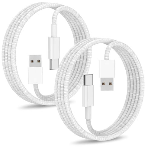 2Pack USB a USB C Cable de carga rápida para iPhone 16/15, Tipo A a Tipo C Cable Carplay trenzado de nailon de 1 metro para iPhone16/15 Pro/MacBook/iPad Air/Mini/Pro/Samsung