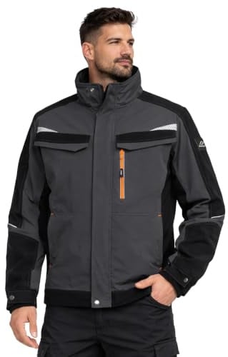 BWOLF Vector Giacca da lavoro multifunzione da uomo – Robusta e flessibile in 90% nylon, 10% elastan, leggera, elastica, con tasche
