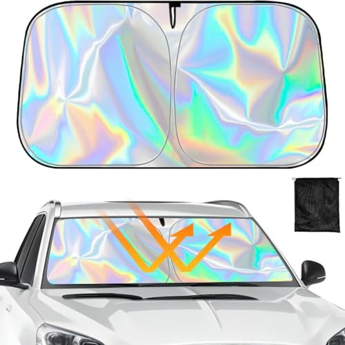 MMPZZ Parasol Parabrisas para Mercedes-Benz C-Class Sedan W203 W204 W205, Protección Anti-Ultravioleta y Térmica, Parasol Frontal Plegable, Parasol para Coche,L