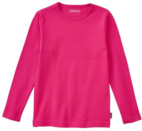 JAKO-O Kinder Baby Langarmshirt Feinripp Baumwollshirt | Weich, elastisch & hautfreundlich. Feines Ripp-Material, hoher Tragekomfort & ideal als Unterziehshirt oder Basic.