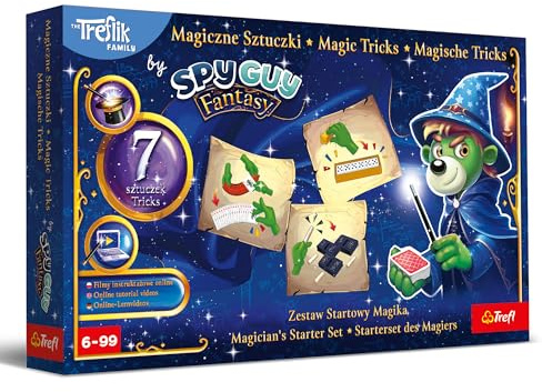 Trefl, Spy Guy Magic Tricks - Wizard Starter Kit - Illusionist Set, Magic Trick Props, for Children Aged 6 and Up