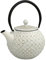 BRANDANI 53111 - Teiera in ghisa con frutto della passione, colore: Bianco