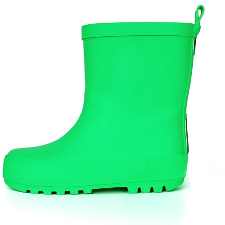 Druppies Unisex-Kinder Regenstiefel Gummistiefel, Grün (Hard Green 030)