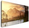 Berge mit Seen 120x 60cm Panorama Leinwand Bild XXL Format Wandbilder Wohnzimmer Wohnung Deko Kunstdrucke