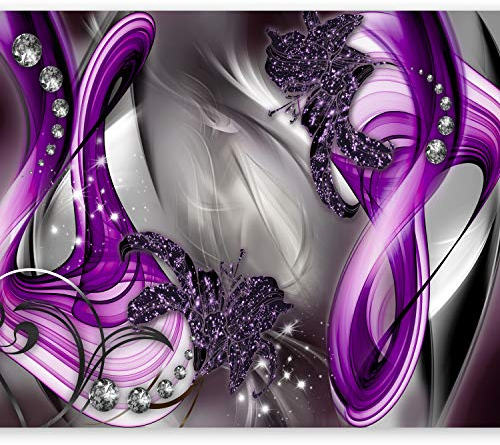 murando - Fototapete Selbstklebend Abstrakt 343x256 cm - Foto Tapete Tapetenfolie Möbelfolie Wandverkleidung Wandtapete Motivtapeten Wohnzimmer Schlafzimmer 3d Modern - Blitz Glamour a-A-0221-a-d