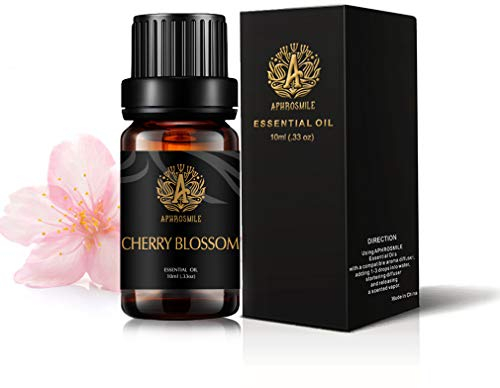 Aromathérapie Fleur de cerisier Huile Essentielle pour diffuseur, 100% Pure Cherry Blossom huile parfumée, maison, 10ml aromathérapie fleur de cerise huile pour fabrication du savon