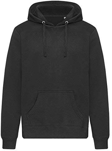 Beats & More Premium Kapuzenpullover - schwarzer Hoodie - Langarm - Pulli - Sweatshirt - 80% Baumwolle und 20% Polyester - Herren und Damen - 4XL