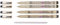 Sakura Pigma Micron SEPIA Fineliner, set 4pcs, 003 .003. 005. 005
