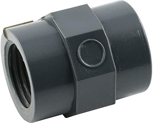 Fittingteile - Gewindemuffe PVC-U (nur für Kunststoffgewinde) Rohrverbinder (Gewindegröße: Rp 1)