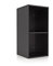 Black LP Vinyl Storage Cabinet by Gear4music for up to 250 Records