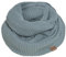 KNIT FACTORY - Jamie Loop Schal - Gestrickter Schlauchschal - Herbst & Winter Essentials - Zeitloses Mode-Accessoire - Für Damen und Herren - Strickschal mit Wolle - Stone Green