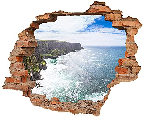 Wandtattoo - Wanddurchbruch mit Aussicht Atlantikküste 70 x 57 cm (BxH) - Wandsticker