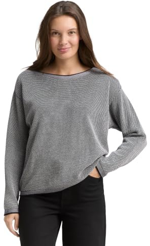 TOM TAILOR Damen Strickpullover aus Bio-Baumwolle