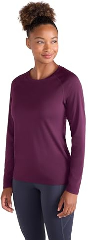 Mountain Warehouse Quick Dry IsoCool Womens T-Shirt | Comfy & Lightweight Ladies Long Sleeve Top for Relaxed Fit, Breathable High Wicking Tee for Keeping Cool, For Active Wear