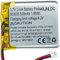 DC 3.7V 530mah 503035 Rechargeable Lithium Polymer Replacement Battery for DIY 3.7-5V Electronic Product, Mobile Energy Storage Power Supply LED light