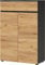 Aktenschrank GW-Lissabon, mit Einer Schublade und Zwei Türen, griffloses Design, 80 x 120 x 40 cm (BxHxT)
