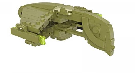 BlueBrixx Pro - Star Trek Romulan D'deridex Warbird - Mini-Modell-Bausatz für Erwachsene und Kinder, 266 Klemmbausteine, Offiziell lizenziert, Ausstellungsständer inklusive, 104559
