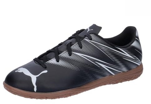 Puma Unisex Youth Attacanto It Jr Soccer Shoes, Puma Black-Silver Mist, 11 UK