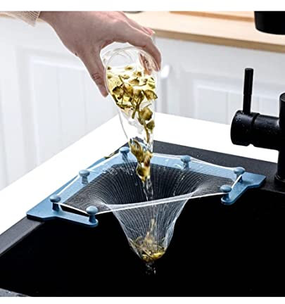 Abtropfsieb Spülbecken-Sieb Sieb-Einsatz Küchensieb Reste-Sieb Abfall-Sieb Essensreste-Sieb Spülbecken-Abtropfsieb Abtropfgitter Siebeinsatz für Spüle