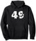 49 #49 Forty-nine Sporttrikot Uniform Used-Look Pullover Hoodie