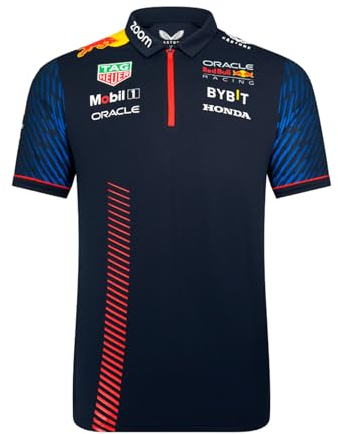 Red Bull Racing F1 Team Formula Poloshirt Offizielle Formel 1 - Blau - XL