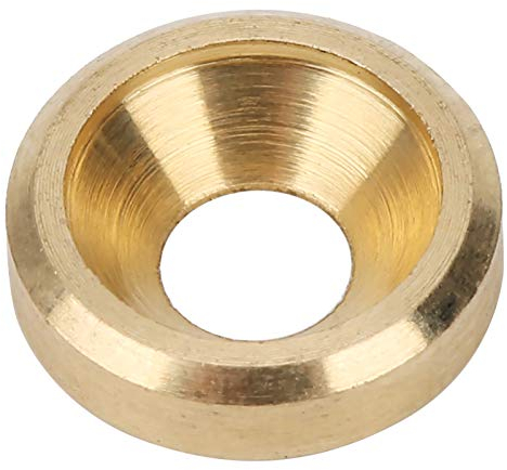 Rondelle à Tête Fraisée, 50 Pcs Rondelle à Tête Fraisée, Rondelles de Finition en Cuivre, Cale à Tête Fraisée pour Vis M3 M4 M5 M6 (M4), Joint, Rondelles à Tête Fraisée (M6)