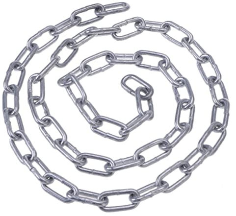Mobestech Heavy Duty Iron Chain Diameter Chain for Use for Security Gates Hanging Items and Enclosing Areas Resistant