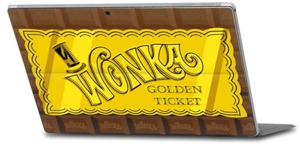 Head Case Designs Offizielle Willy Wonka and The Chocolate Factory Goldenes Ticket Grafiken Vinyl Haut Aufkleber Abziehbild Abdeckung kompatibel mit Microsoft Surface Pro 4/5/6