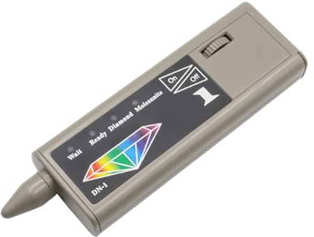 Tester di moissanite del diamante, penna elettronica del tester del diamante dei gioielli di alta precisione, portatile professionale del rivelatore del diamante del selettore del diamante