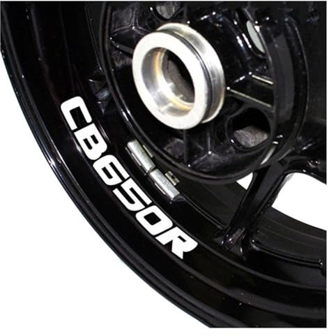 SCMYK Motorrad Aufkleber Für CB650R, Reflektierend, Polyvinylchlorid, Praktisch, Motorradaufkleber, Schwarz