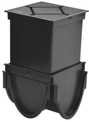 Megaa store ENTWÄSSERUNGSRINNE Schlitzrinne Bodenrinne Terrassenrinne mit Alukante Abflussrinne (1 x Verbinder Komplett)