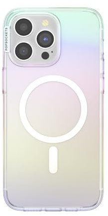 PopSockets iPhone 15 Pro Max Case Compatible with MagSafe, Phone Case for iPhone 15 Pro Max, Wireless Charging Compatible, Case Only - Shimmer