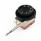WISUNTEA [Replacement] 1x Electric Fan Thermostat Switch Radiator 0℃～120℃ 250V Steel Temperature Control Probe Silicone Sealant Car Accessories