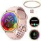 LUNIQUESHOP LSFULL Montre Connectée avec Bracelet Cadeau Femme Ultra léger Appel Bluetooth 1,37 HD Smartwatch Fonction Féminine Fréquence Cardiaque Sommeil SpO2 70+ Sports UV Calories iOS Android