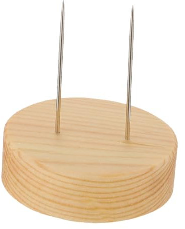 Cabilock Häkelständer doll accessories puppen accessoires modell vitrine Holz Puppenregal Puppen-Display-Basis stabiler Puppenfigurenhalter Puppendisplay-Unterstützung Rostfreier Stahl