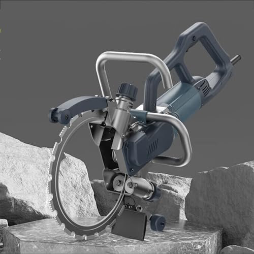 YYLHJW Concrete Saw, Electric Cut-Off Saw, Cut Depth - Electric Grinder with Saw Blade - Ideal for Stone, Metal, Stainless Steel - Leakage Protection