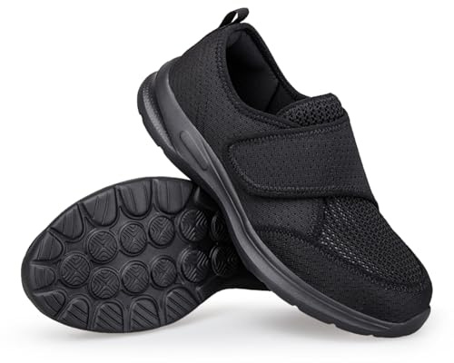 ZVJV Zapatillas Diabéticos para Mujer Hombre Pies Hinchados Cómodas