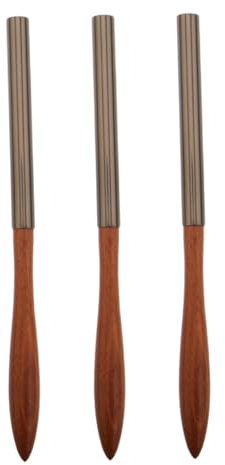 Beaupretty 3pcs Nail Art Pens Nail Brush Set Gel Polish Manicure Supplies Wooden Handle