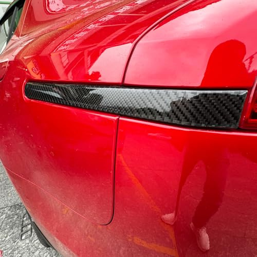 FUEISOF Rückleuchten Rahmen Abdeckung Für Kia Stinger 2017-2023 | Echt Kohlefaser, Hinten Bremslicht Rahmen, 2 tlg.