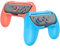 Fintie Empuñaduras para Nintendo Switch 2 (2025) Joy-Con, [diseño ergonómico] Kit de mango de control de juego cómodo resistente al desgaste para Switch Next Gen 2025 Joy Con, paquete de 2, Azul Rojo