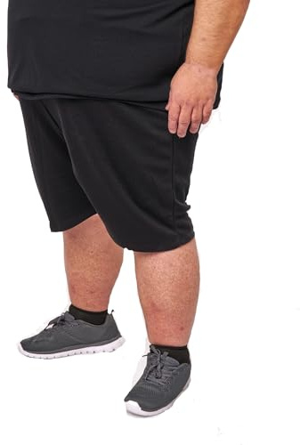 noTrash2003 Pantalones cortos de relax extraanchos unisex de algodón, cómodos pantalones de ocio con cintura elástica en tallas grandes